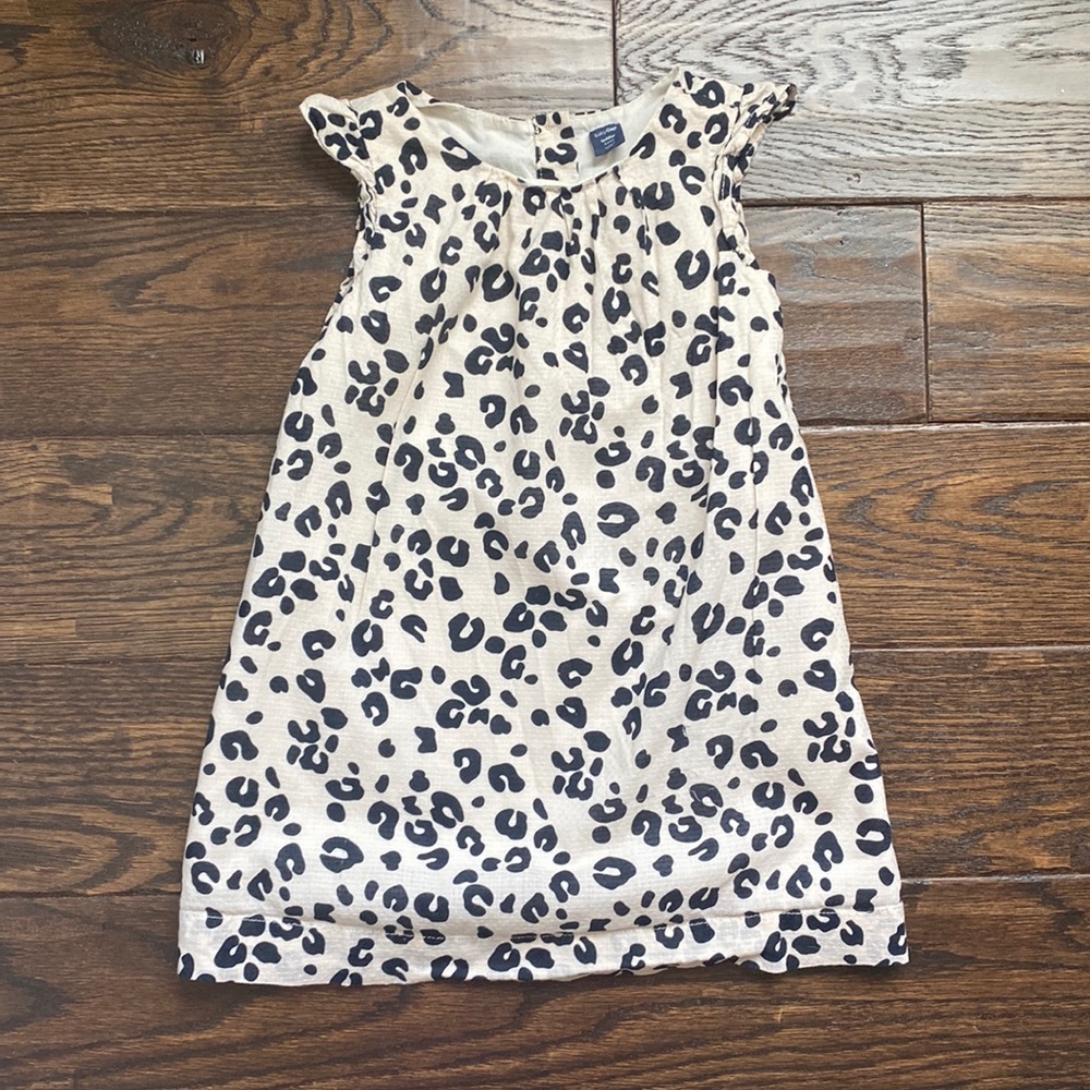 Baby Gap Navy Leopard Dress
